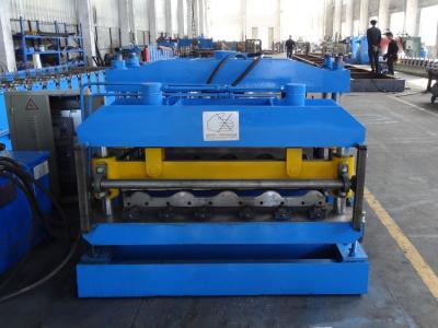 China 0.3-0.8mm Tile Profile Metal Roofing Roll Forming Machine for sale