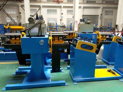 China 3Ton Double Head Decoiler + 7-Roll Leveler for sale