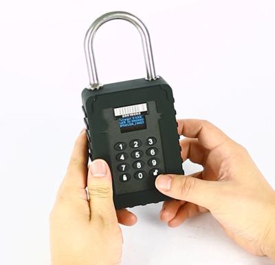 China TOTARGET Zinc Alloy Padlock With Alarm Gps Top Security Smart Padlock for sale