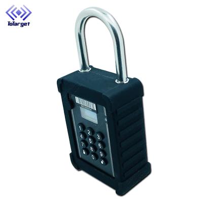 China Automotive High Security GPS Tracking Padlock Logistics Container Smart Padlock Waterproof Password Lock for sale