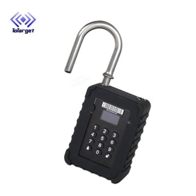 China Zinc Alloy GPS Padlock GPS Satellite Lock For Tracking And Container Cargo for sale