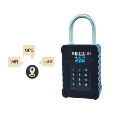 China Padlock Zinc Alloy Container Tracker Logistics GPS Lock Alarm Security Logistic Container Seals Waterproof Smart Padlock for sale