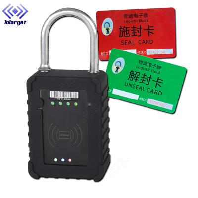 China Zinc Alloy Professional Container Padlock With GPS Gps Locker Electronic Cargo Security Seal With GPS for sale