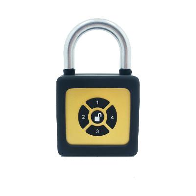 China High Security Smart Electronic Security ToTarget bluetooth Door Waterproof Padlock 60mm*60mm*25mm for sale