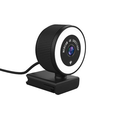 China 1080p 2K 4K USB Full HD USB Webcam Ring Light Live Streaming Webcam Desktop PC Computer LED Webcam Camera for sale