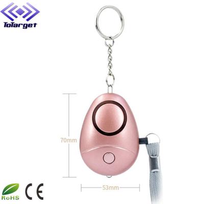 China Tamper Mini Alarm GPS Tracker Backup Key Chain Personal Attack Safe Alarm for sale