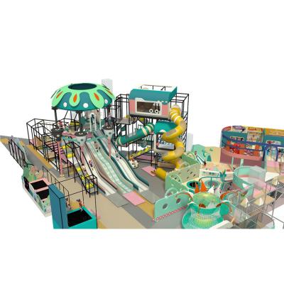 China Metal Large Indoor Soft Playground Equipment for Kids Cheerful Adventure with Great Value for sale