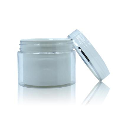 China Cosmetic Packaging 100g Cosmetic Face Cream Jar Empty Cosmetic Eco Recycled PET Cosmetic Jar for sale