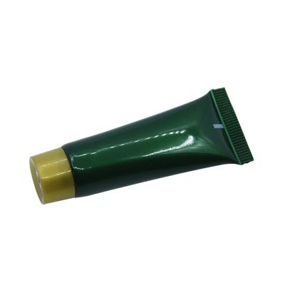 China Recyclable Material Plastic Squeeze Tube Tube For Cosmetic Toothpaste Tube Packaging Eye Cream Green Free Round With Screw Cover for sale