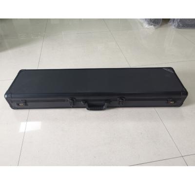 China Long Black Large Capacity Gun Storage Case With Sponge Gun Case With Combination Lock for sale