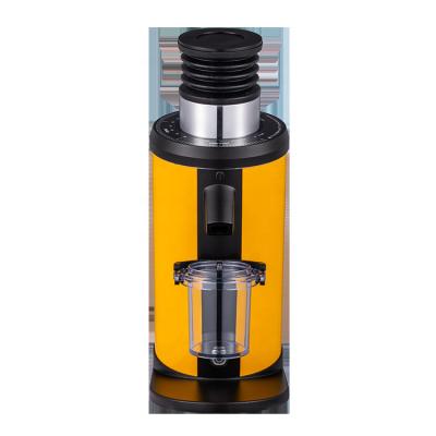 China Factory Price Commercial Cheap Yellow Coffee Grinder Maker Machine DF64 With 64mm Flat Burrs for sale