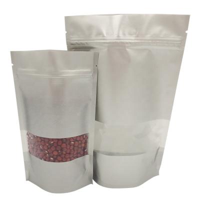 China Custom Print 3 Sides Biodegradable Heat Sealed Mylar Food Packaging Zipper Bag for sale