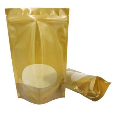 China Custom Matte Light Weight Moisture Proof Zipper Lock Food Packaging Mylar Aluminum Foil Silver Plastic Bags for sale