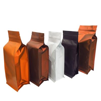 China Moisture Proof Resealable Lock Packing Wholesale Biodegradable One Way Valve Pouch One Way Coffee Packaging Bags With Degassing Valve And Zip Lock for sale