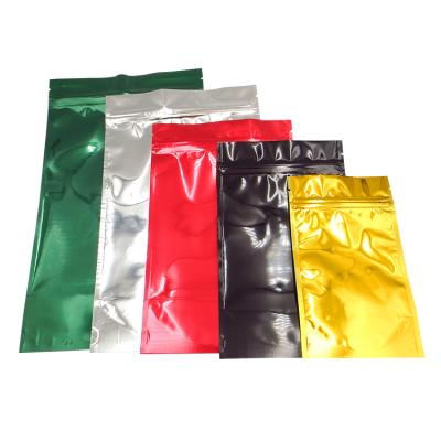 China Custom Colored Plastic Food Moisture Proof Bag Flat Bottom for sale