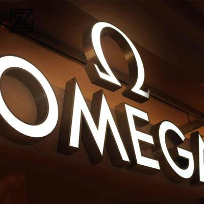 China Buildings shop logo decorative led channel letter high brightness frontlit led acrylic sign for sale