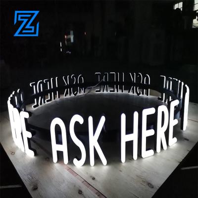 China Customize customized advertising signge neon sign shop front 3D acrylic imitation logo for sale