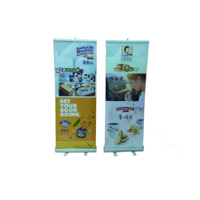 China 60*160cm Economic Aluminum Vinyl Banner Stand Trade Show Retractable Display Stand for sale