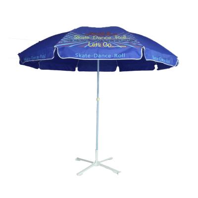 China Transitional Top Quality Sun Protection Polyester /Oxford Advertising Outdoor Beach Umbrella for sale