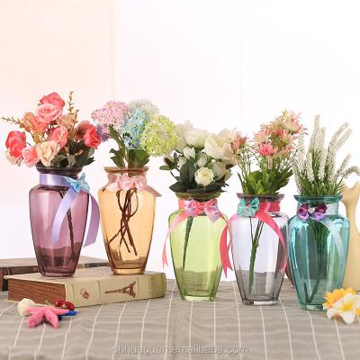 China American Style Glass Vase Customize Glass Vase Sprayed Glass Vase for sale