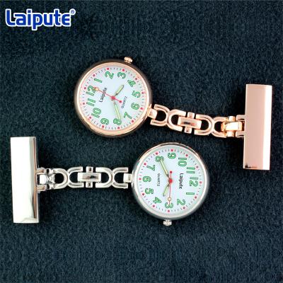 China Large Modern High Quality Nurse Watch Rose Gold Hospital Wall Dial Pocket Watch Female Large Dedicated Luminous Examination Watch for sale