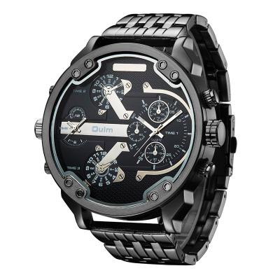 China Wholesale Oulm Luxury Men's Luxury Water Resistant Brand Personality Military Casual Men's Travel Time Alloy Band Men's Watch for sale