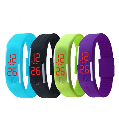 China LED Display Fashion Men Led Digital Watch Women Yoga Silicone Sports Casual Wristwatch Children Kids Watches Outdoor Wristwatches Clock for sale