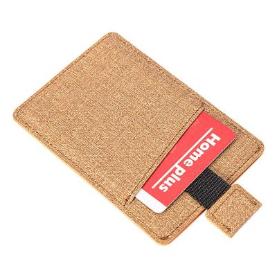 China Fashion Canvas Bag Can Be Placed Card Bank Card Man ID Card Holder for sale