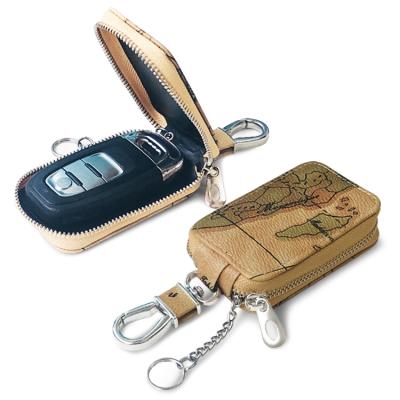 China Key Holder Leather Wallet Fashion Contract Car Key Case for sale