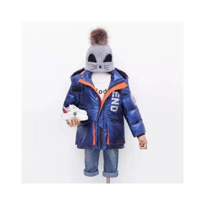 China Wholesale High Quality Casual Fashion Coat Stripper Duck Padded Winter Kids Hooded Jacket Down Jackets for sale