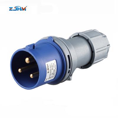 China XM-023K IP44 32A Nylon PA66 Industrial Plug&socekt 220V 2p t for sale