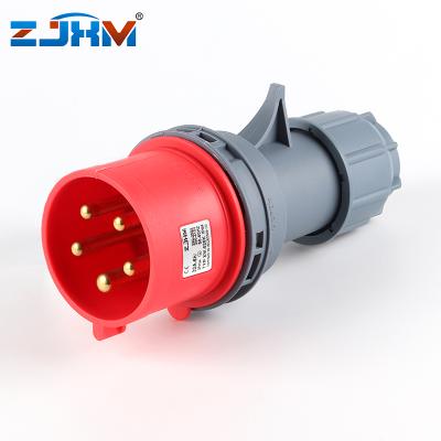 China Industrial XM-025K splash waterproof IP44 16A 32A industrial socket and and Northeast 3p socket for sale