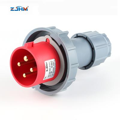 China XM-0242 Size IP68 Quality 380v 16a 32a Industrial Waterproof Electrical Industrial Plugs And Sockets for sale