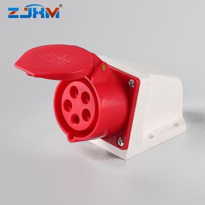 China XM-115 IP44 16amp Industrial Waterproof Wall Mount 16amp Socket Industrial Sockets for sale