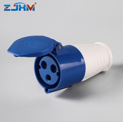 China ZJXM 32amp Industrial Connector Industrial Plug And Socket Coupler Waterproof IP44 for sale