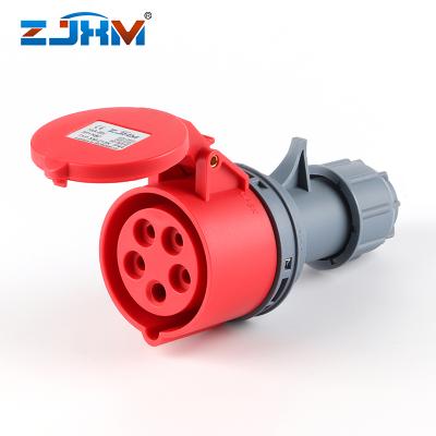 China XM-215K Industrial 5 Pin Insulator Plug And Socket 16a Industrial Connector for sale