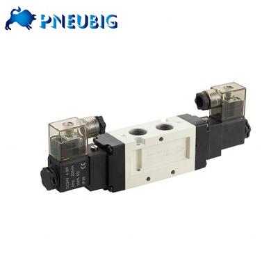 China Garment Shop 5/2 Way VF VZ SMC Series Dual Solenoid Coil 220v Pilot Type Pneumatic Control Directional Valve VF3230 for sale