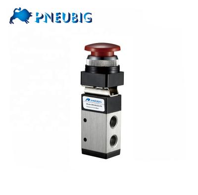 China Garment Shops MSV98322PB mSv Series Pneumatic Red Push Button Valve for sale