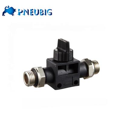 China Garment Shop Pneumatic Hand Valves HVFF HVSS HVSS-G G Thread for sale