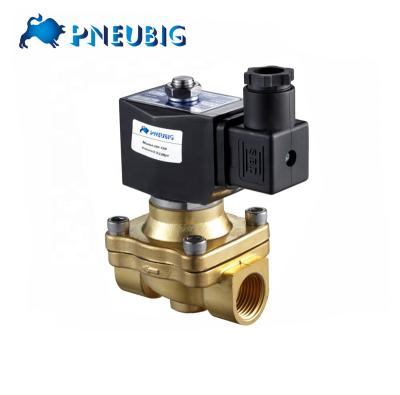 China Garment Shops 2W-15N Pneumatic Brass Water Solenoid Valve With Timer for sale