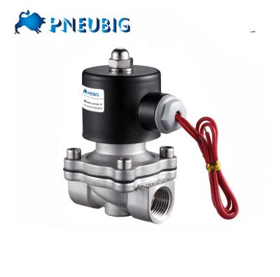 China Garment Shop 2S Series 2 Position 2 Stainless Steel Left Diaphragm Pneumatic Solenoid Water Drain Valve 2S160-15 for sale