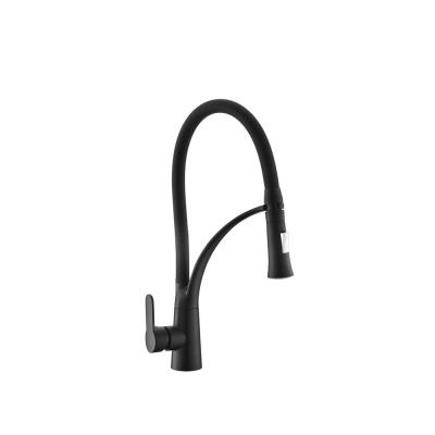 China Sense Faucets Luxury Oil Rubbed Black Pull Out Brass Sink Mixer Kitchen Faucet CUPC Certificate Hot Cold Water Kitchen Faucet for sale