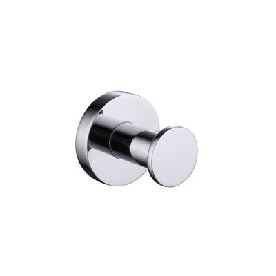 China Modern Contemporary Brass Bathroom Robe Hook Wall Mounted Robe Accessory for sale