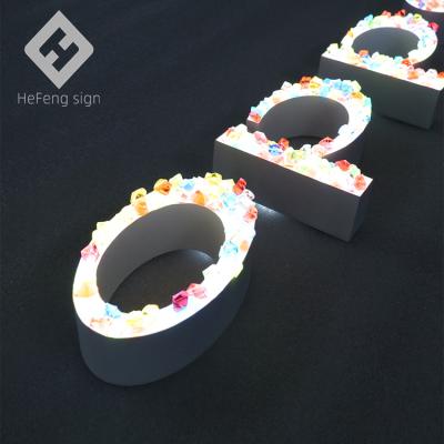 China Frontlit Letter Signage Festival Energy Saving Decorative Events Led Store Shop Advertising 3d Led Sign for sale