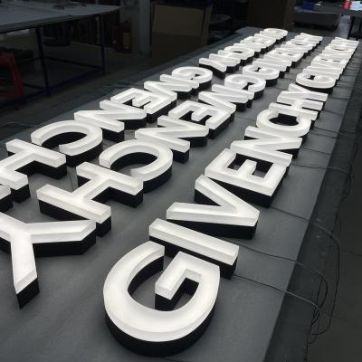 China Energy Saving Luminous Lighting Acrylic Store Logo Signage Outdoor Led Channel Letter Advertising Sign for sale