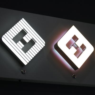 China HeFeng Advertising Custom Logo Name Letter 3d Shop Light Energy Saving Commercial Led Sign for sale