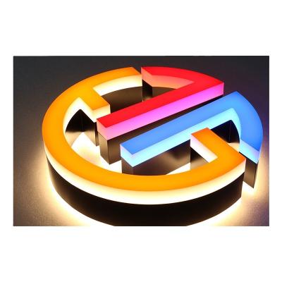 China Super Bright Energy Saving Factory Price Customs Lead Light Sign Led Business Illuminated Logo Letters for sale