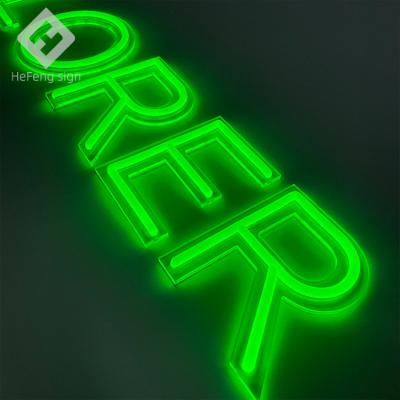 China Indoor/Outdoor Led Acrylic Neon Lamp Buildings Factory Signage Lead Customs Logo Sign Board for sale