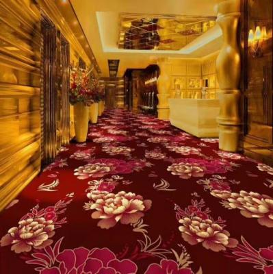 China Luxury High Quality Hotel Banquet Broadloom Wall Washable To Wall Carpet Axminster for sale