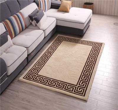 China New Zealand Wool and Silk Rugs Handmade Living Room Rugs Rugs Rugs Non-Slip Custom Wool for sale